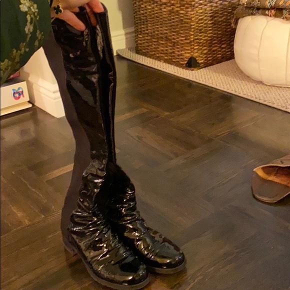 Stuart Weitzman  Over Knee black parent boots sz 7 - Picture 5 of 8